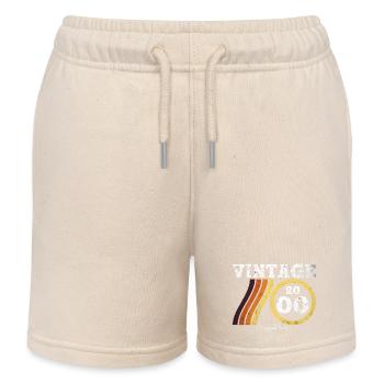 Millésime 2000 - Classique Édition Limitée Rétro 24 - Short de jogging enfant bio Stanley/Stella - écru doux - Devant
