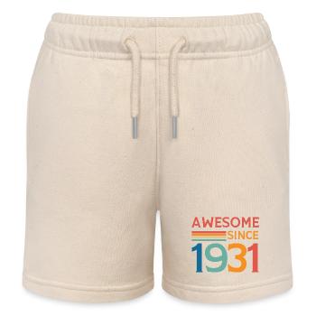 Großartig seit 1931 - Kinder Organic Joggingshorts Mini Bolter von Stanley/Stella - Natur - Vorne