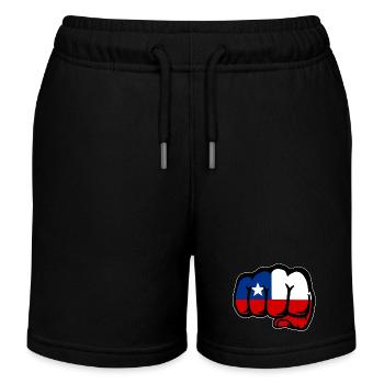 Chile Flagge Faust - Kinder Organic Joggingshorts Mini Bolter von Stanley/Stella - Schwarz - Vorne