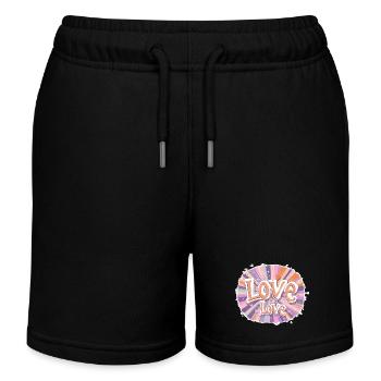 Liebe ist Liebe 3 - Kinder Organic Joggingshorts Mini Bolter von Stanley/Stella - Schwarz - Vorne