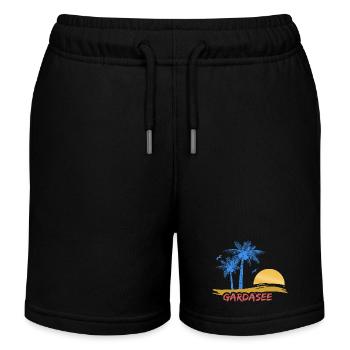 Lac de Garde - Short de jogging enfant bio Stanley/Stella - noir - Devant