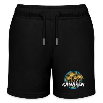 Kanaren als Urlaub - Kinder Organic Joggingshorts Mini Bolter von Stanley/Stella - Schwarz - Vorne