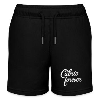 Imprint convertible forever great saying cabriolet - Kids Organic Sweat Shorts by Stanley/Stella - black - Front