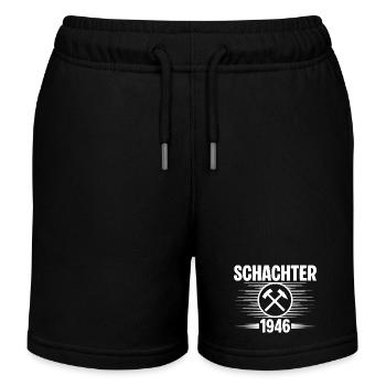 Erzgebirge Schacht - Kinder Organic Joggingshorts Mini Bolter von Stanley/Stella - Schwarz - Vorne