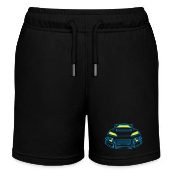 Auto Tuner - Kinder Organic Joggingshorts Mini Bolter von Stanley/Stella - Schwarz - Vorne