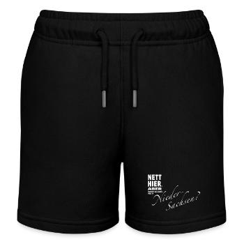 Nett hier. Aber waren Sie in NIEDERSACHSEN ? - Kinder Organic Joggingshorts Mini Bolter von Stanley/Stella - Schwarz - Vorne