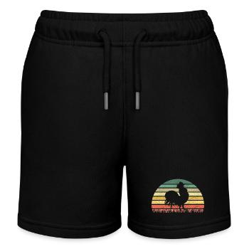 Chicken Chicken - Kids Organic Sweat Shorts by Stanley/Stella - black - Front