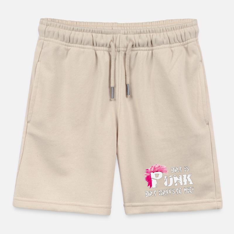 Dat is Punk dat raffste nie! Kids Organic Sweat Shorts by Stanley/Stella