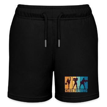 Cheerleading Cheerleader Vintage Geschenk - Kinder Organic Joggingshorts Mini Bolter von Stanley/Stella - Schwarz - Vorne