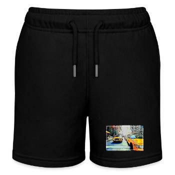 NEW YORK - Kids Organic Sweat Shorts by Stanley/Stella - black - Front