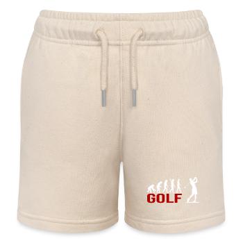 Evolution Golfsport - Kinder Organic Joggingshorts Mini Bolter von Stanley/Stella - Natur - Vorne