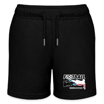 La fièvre du football République tchèque - Short de jogging enfant bio Stanley/Stella - noir - Devant