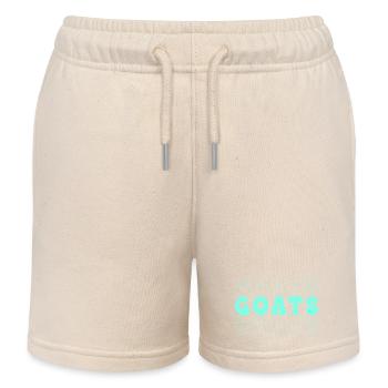 Chèvres - Short de jogging enfant bio Stanley/Stella - écru doux - Devant