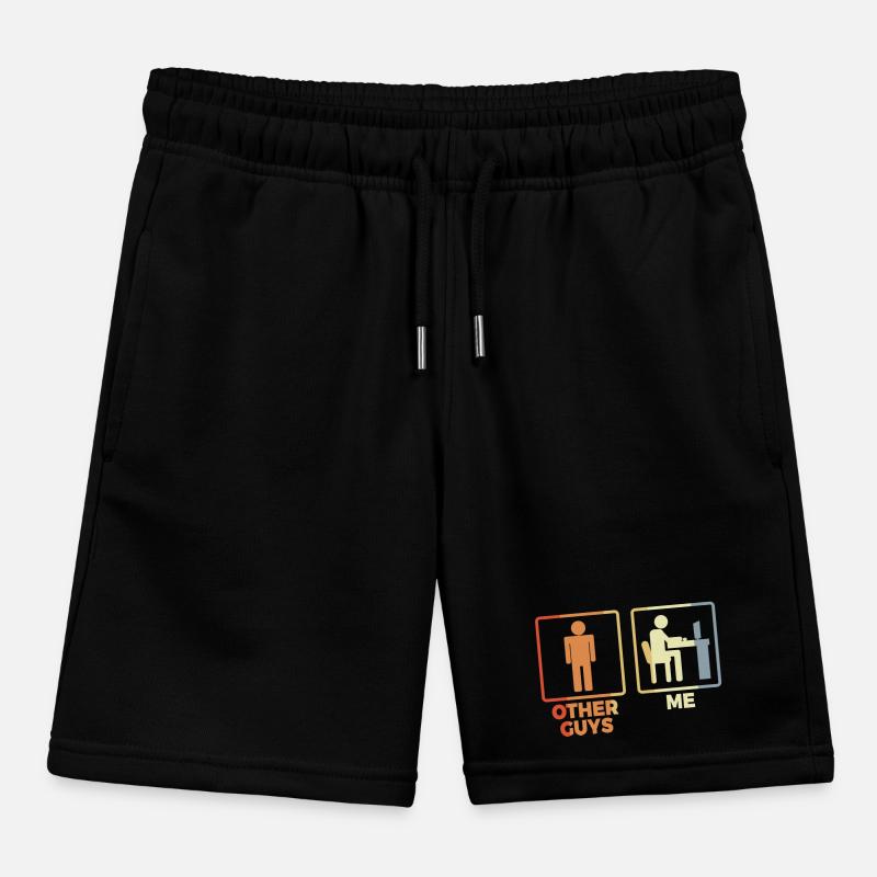 Programmierer Strichmännchen Kinder Organic Joggingshorts Mini Bolter von Stanley/Stella