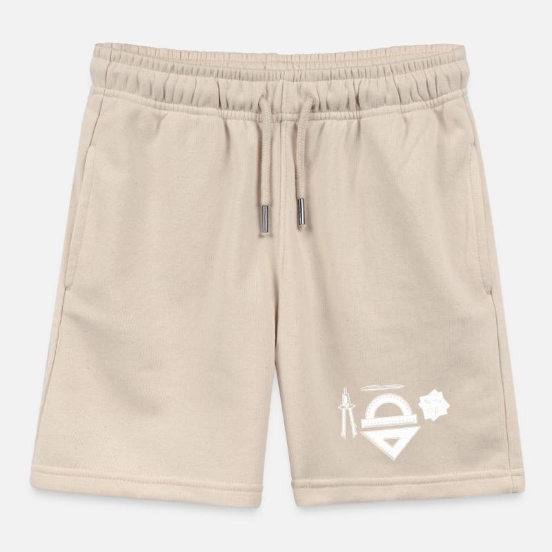 Architect Graphic Kids Organic Sweat Shorts by Stanley/Stella