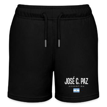 José C. Paz Argentine Argentine - Short de jogging enfant bio Stanley/Stella - noir - Devant