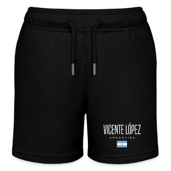 Vicente López Argentine Argentin - Short de jogging enfant bio Stanley/Stella - noir - Devant