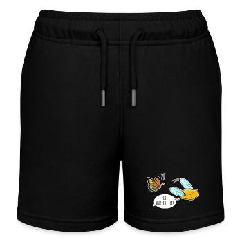 Montres papillon Flying Butter, Papillon - Short de jogging enfant bio Stanley/Stella - noir - Devant