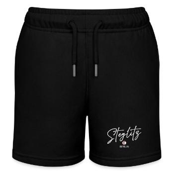 Steglitz - Drapeau de Berlin - Ours de Berlin - Short de jogging enfant bio Stanley/Stella - noir - Devant
