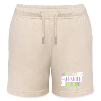 Strong Female Lead Feminismus Empowerment Frauen - Kinder Organic Joggingshorts Mini Bolter von Stanley/Stella - Natur - Vorne
