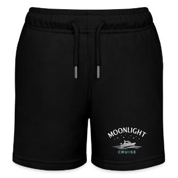 Nachtbootfahren Mit - Kinder Organic Joggingshorts Mini Bolter von Stanley/Stella - Schwarz - Vorne