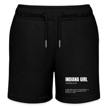 Indiana Girl : Déclaration de faute de frappe constante - Short de jogging enfant bio Stanley/Stella - noir - Devant