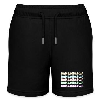 Bergsteigen Namjagbarwa - Kinder Organic Joggingshorts Mini Bolter von Stanley/Stella - Schwarz - Vorne