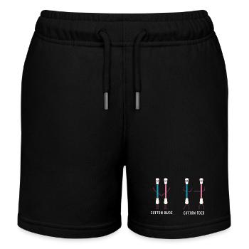 Lustiger süßer Arzt- und Krankenschwester-Parodie-Witz über Papa-Parodi - Kinder Organic Joggingshorts Mini Bolter von Stanley/Stella - Schwarz - Vorne