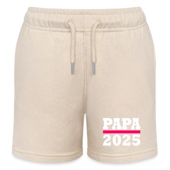Papa 2025 - Kids Organic Sweat Shorts by Stanley/Stella - soft Ecru - Front
