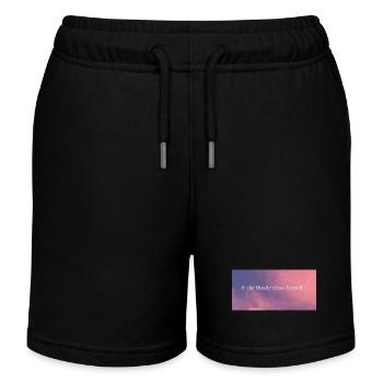 & she finally chose herself - Kinder Organic Joggingshorts Mini Bolter von Stanley/Stella - Schwarz - Vorne