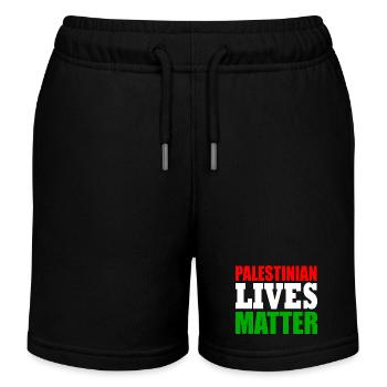 palestinian lives matter - Short de jogging enfant bio Stanley/Stella - noir - Devant