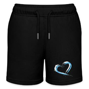 San Marino - Kinder Organic Joggingshorts Mini Bolter von Stanley/Stella - Schwarz - Vorne