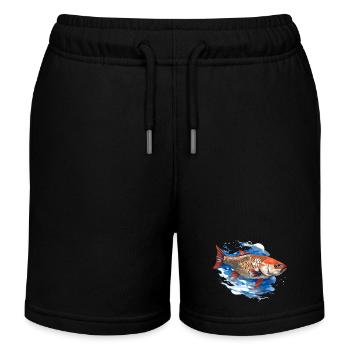 Chub - Kids Organic Sweat Shorts by Stanley/Stella - black - Front