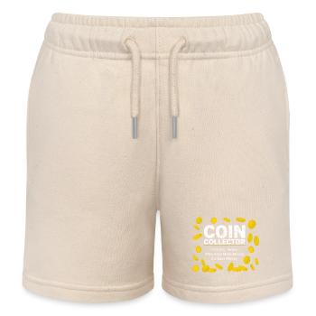 Coin Collector A Crazy Person Who Pays More Money - Kinder Organic Joggingshorts Mini Bolter von Stanley/Stella - Natur - Vorne