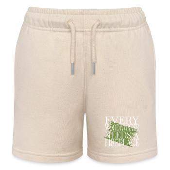 carpenter hoodies and sweatshirts americas - Kids Organic Sweat Shorts by Stanley/Stella - soft Ecru - Front