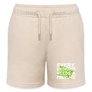 Génial menuiserie Bingo Hall T-shirts - Short de jogging enfant bio Stanley/Stella - écru doux - Devant