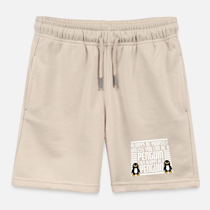Sei immer du selbst, es sei denn, du kannst ein Pinguin sein Kinder Organic Joggingshorts Mini Bolter von Stanley/Stella