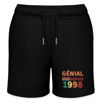 Awesome since 1998 - Kids Organic Sweat Shorts by Stanley/Stella - black - Front