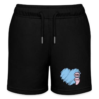 Psychische Gesundheit - Erkrankungen des menschlichen Gehirns - Kinder Organic Joggingshorts Mini Bolter von Stanley/Stella - Schwarz - Vorne