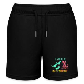 Autisme Superhero soignant puzzle enfants cadeau - Short de jogging enfant bio Stanley/Stella - noir - Devant