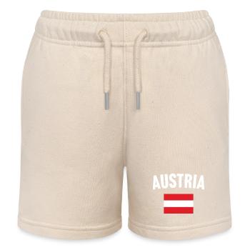Drapeau de l’Autriche - Short de jogging enfant bio Stanley/Stella - écru doux - Devant