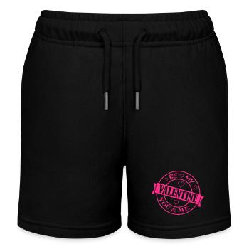 valentine - Kinder Organic Joggingshorts Mini Bolter von Stanley/Stella - Schwarz - Vorne