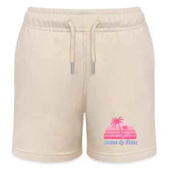 Sun & Fun Shirt - Kinder Organic Joggingshorts Mini Bolter von Stanley/Stella - Natur - Vorne