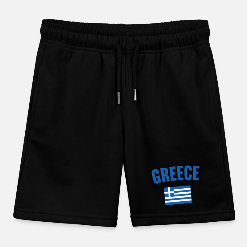 Drapeau de la Grèce Short de jogging enfant bio Stanley/Stella