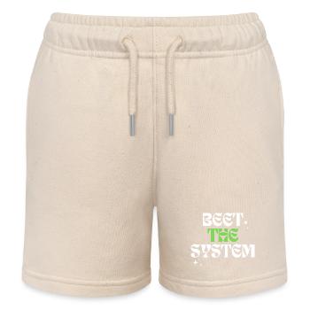 Betterave le système - Short de jogging enfant bio Stanley/Stella - écru doux - Devant
