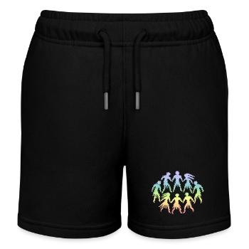 Tanzen - Kinder Organic Joggingshorts Mini Bolter von Stanley/Stella - Schwarz - Vorne