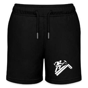 Couvreur - Short de jogging enfant bio Stanley/Stella - noir - Devant