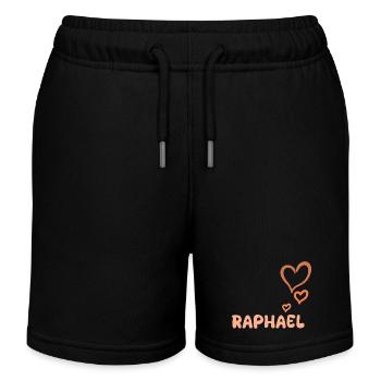 Cadeau pour Raphaël - Short de jogging enfant bio Stanley/Stella - noir - Devant