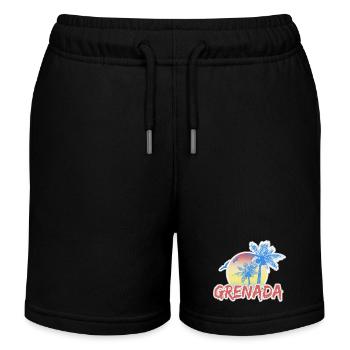 Vacances Grenade - Short de jogging enfant bio Stanley/Stella - noir - Devant