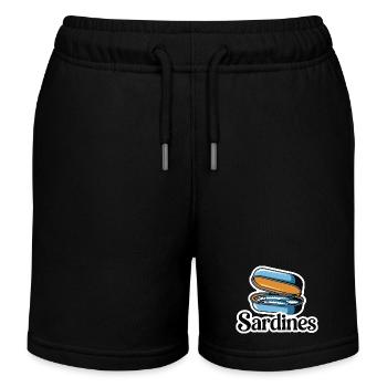 CANNED FOOD - Kids Organic Sweat Shorts by Stanley/Stella - black - Front